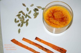 Crème brûlée carotte cardamome