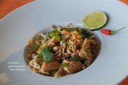 Pad Thaï - Nouilles de riz sautées - Cuisine Thaï