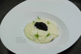Caviar, chou-fleur et tartare huîtres/Saint-Jacques, un trio gagnant