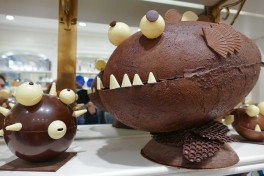 Chocolaterie Saunion - Les poissons en tête d'affiche pour Pâques!
