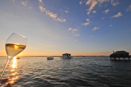 Soirée Krug au Bassin d'Arcachon et au Pinasse Café, Cap Ferret